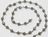 Labradorite Wire Wrapped Rosary Chain in Antique Rhodium, 5 mm, (RS-LAB-216)